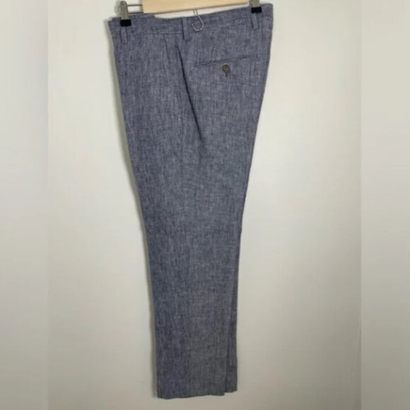 J. Crew Blue Linen Suit - 36S - Picture 3 of 8